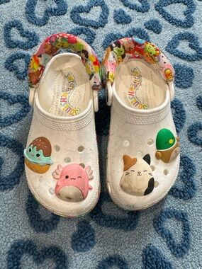 Squishmallows Crocs Kids size 13 GUC